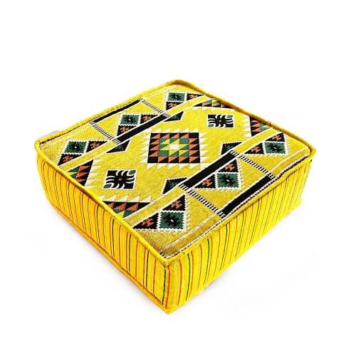 Shark Anatolia Şark Köşesi Masası Puf Kilim Sarı - 1
