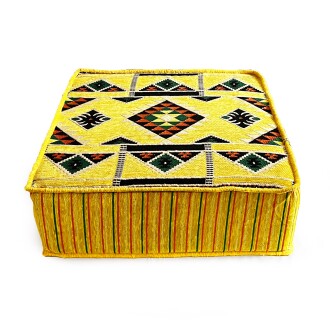 Shark Anatolia Şark Köşesi Masası Puf Kilim Sarı - 8