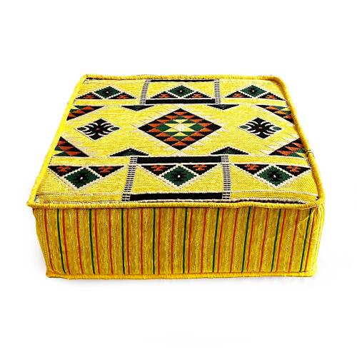 Shark Anatolia Şark Köşesi Masası Puf Kilim Sarı - 8
