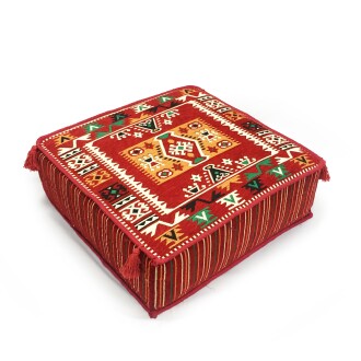 Shark Anatolia Oriental Corner Table Ottoman Milas Red