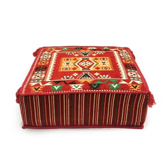 Shark Anatolia Şark Köşesi Masası Puf Milas Kırmızı - 2