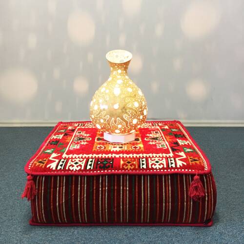 Shark Anatolia Şark Köşesi Masası Puf Milas Kırmızı - 7