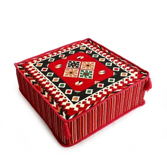 Shark Anatolia Şark Köşesi Masası Puf Ürgüp Kırmızı 