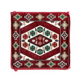 Shark Anatolia Şark Köşesi Masası Puf Yörük Bordo - 8