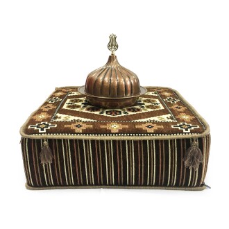 Shark Anatolia Şark Köşesi Masası Puf Yörük Kahve - 5