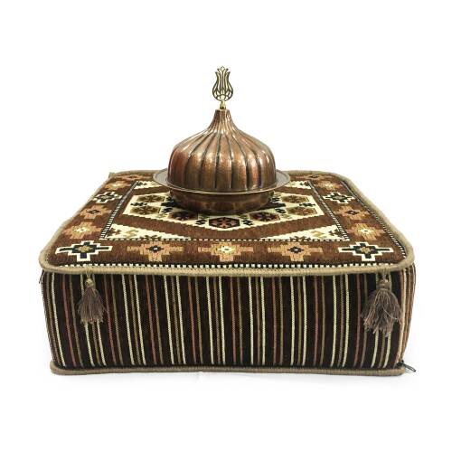 Shark Anatolia Şark Köşesi Masası Puf Yörük Kahve - 5