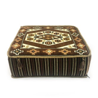 Shark Anatolia Şark Köşesi Masası Puf Yörük Kahve - 9