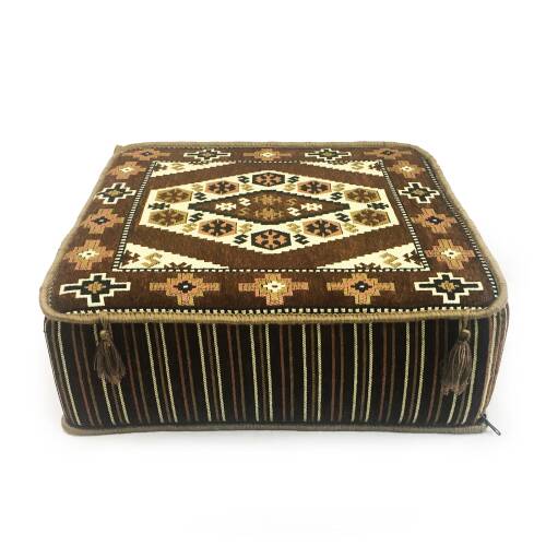 Shark Anatolia Şark Köşesi Masası Puf Yörük Kahve - 9