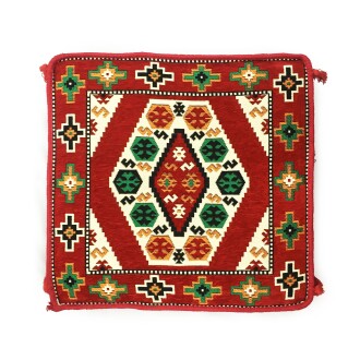 Shark Anatolia Şark Köşesi Masası Puf Yörük Kırmızı - 8