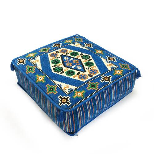 Shark Anatolia Şark Köşesi Masası Puf Yörük Mavi - 2