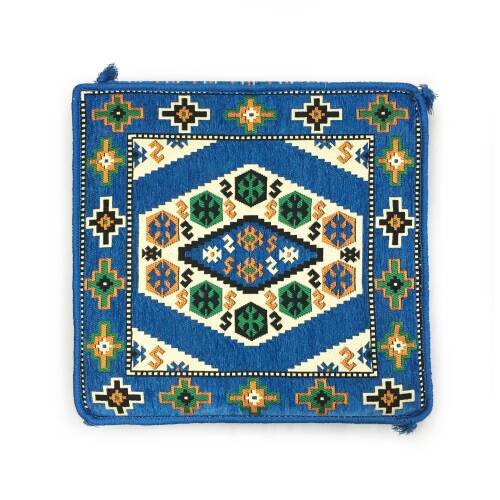 Shark Anatolia Şark Köşesi Masası Puf Yörük Mavi - 6