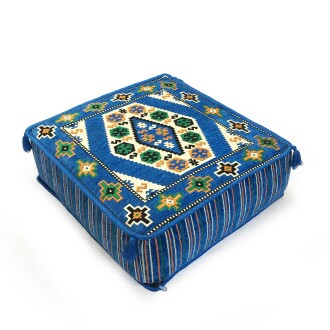 Shark Anatolia Şark Köşesi Masası Puf Yörük Mavi - 2