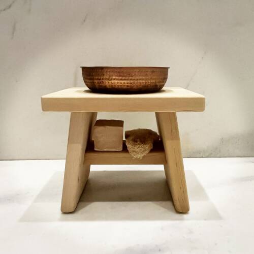 Shark Anatolia Sedir Ahşap Banyo Taburesi Oturak - 2