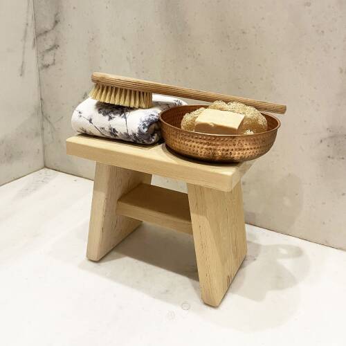 Shark Anatolia Sedir Ahşap Banyo Taburesi Oturak - 7