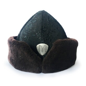 Shark Anatolia Siyah Desenli Börk Şapka 10-13 Yaş 