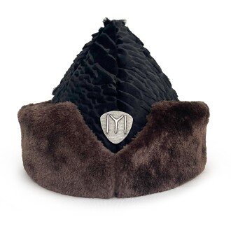 Shark Anatolia Siyah Desenli Börk Şapka 10-13 Yaş - 4