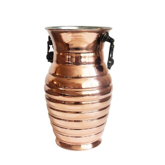 Shark Anatolia Copper Vase Hyacinth with Handle