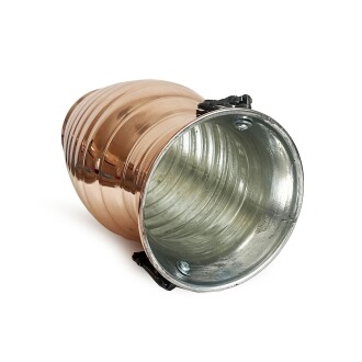 Shark Anatolia Sümbüllü Bakır Kulplu Vazo - 8