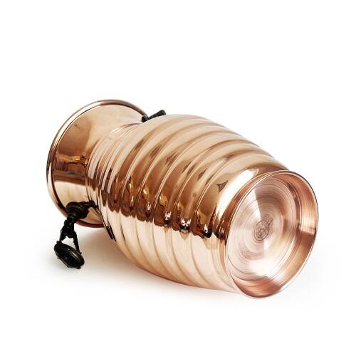 Shark Anatolia Sümbüllü Bakır Kulplu Vazo - 9