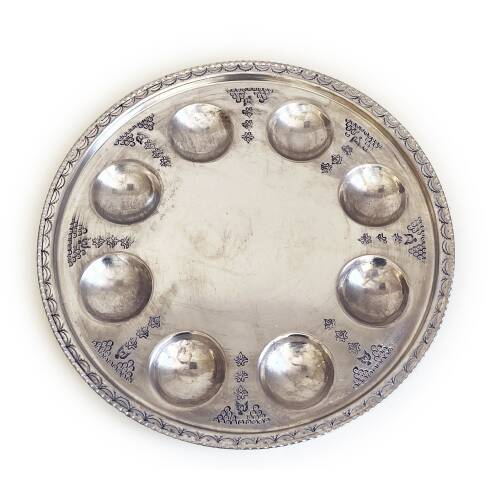 Shark Anatolia Tepsili Kahvaltı Sunum Seti, Bakır Sahan 16 cm Kalın Taban 8 Parça Kulplu Bakır Kase - 7