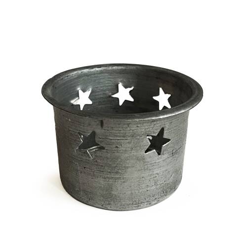 Shark Anatolia Tepsili Kahvaltı Çay Sunum Seti, El İşleme Klasik Bakır Çaydanlık, 12 Parça Porselen Tabak - 10