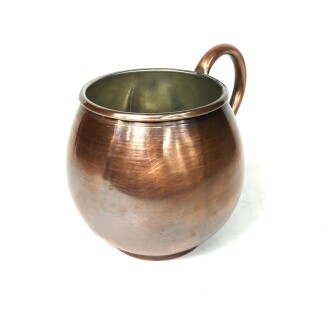 Shark Anatolia Terra Antik Bakır Kupa Bardak Mug Oksit - 2