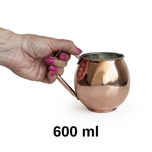 Shark Anatolia Terra Bakır Kupa Bardak Mug - 4