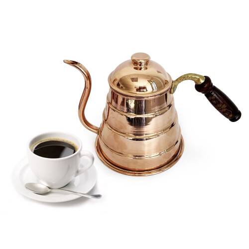 Shark Anatolia Tiryaki Bakır Demlik - 5