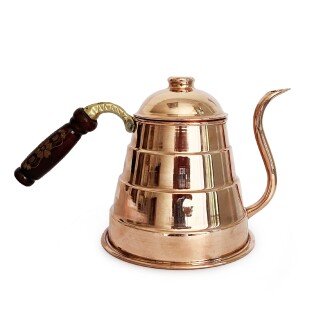 Shark Anatolia Tiryaki Copper Coffee-Tea pot