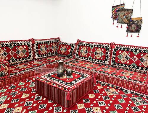 Shark Anatolia Ürgüp Şark Köşesi İkili Sedir Takımı - 5