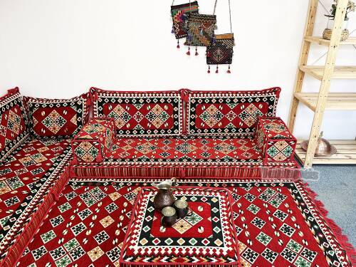 Shark Anatolia Ürgüp Şark Köşesi İkili Sedir Takımı - 6