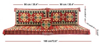 Shark Anatolia Ürgüp Şark Köşesi İkili Sedir Takımı - 4