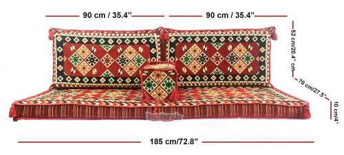 Shark Anatolia Ürgüp Şark Köşesi İkili Sedir Takımı - 4