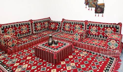 Shark Anatolia Ürgüp Şark Köşesi İkili Sedir Takımı - 9