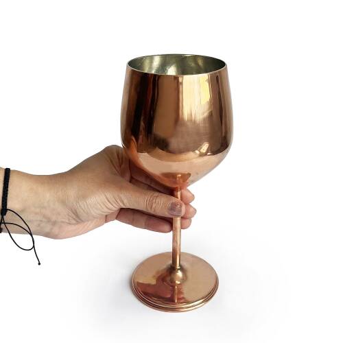 Shark Anatolia Vine Gall Bakır Kadeh - 3