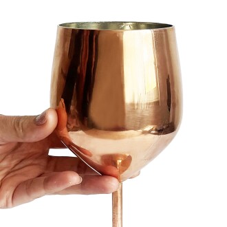 Shark Anatolia Vine Gall Bakır Kadeh - 7