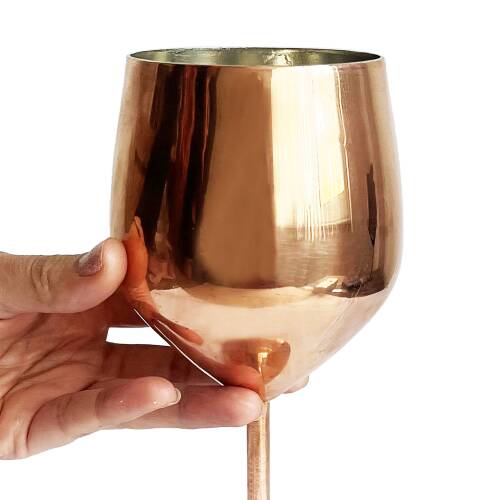 Shark Anatolia Vine Gall Bakır Kadeh - 7