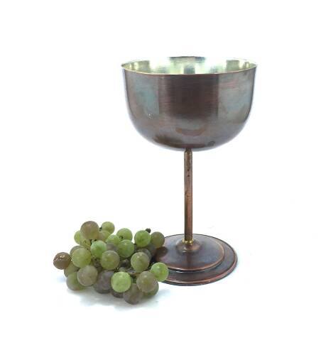 Shark Anatolia Vino Antik Bakır Kadeh - 5