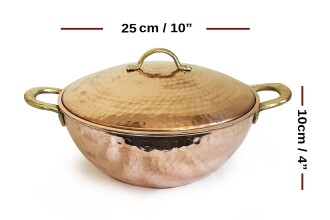 Shark Anatolia Wok Tava 25 cm kapaklı - 4