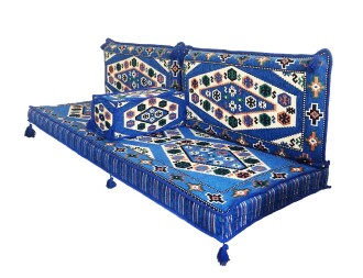 Shark Anatolia Yörük İkili Sedir Takımı Mavi - 3