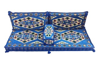 Shark Anatolia Yörük İkili Sedir Takımı Mavi - 5