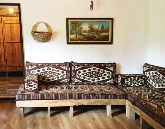 Shark Anatolia Yörük Şark Köşesi İkili Sedir Takımı Kahve - 2