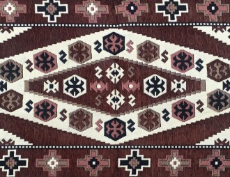 Shark Anatolia Yörük Şark Köşesi İkili Sedir Takımı Kahve - 9