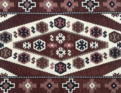 Shark Anatolia Yörük Şark Köşesi İkili Sedir Takımı Kahve - 9