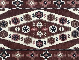 Shark Anatolia Yörük Şark Köşesi İkili Sedir Takımı Kahve - 9