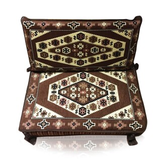 Shark Anatolia Yörük Şark Köşesi Tek Kişilik Sedir Takımı Kahve - 3