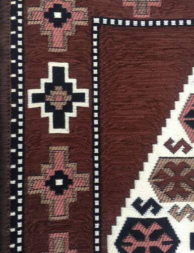 Shark Anatolia Yörük Şark Köşesi Tek Kişilik Sedir Takımı Kahve - 8