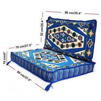 Shark Anatolia Yörük Şark Köşesi Tek Kişilik Takım Mavi - 3