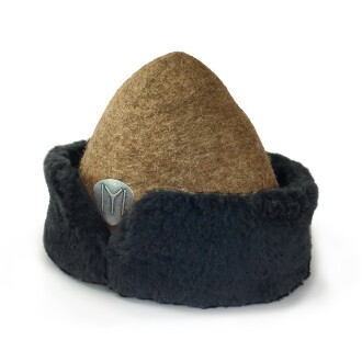 Shark Anatolia Yün Keçe Börk Şapka Açık Kahverengi - 4