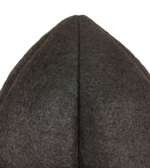 Shark Anatolia Yün Keçe Börk Şapka Koyu Kahverengi - 7